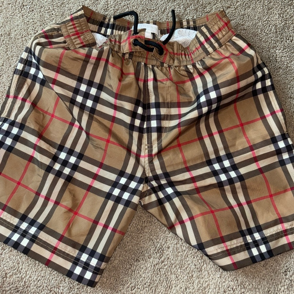 Boys Burberry swim shorts